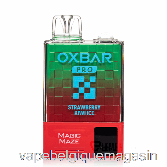 Vape Belgique Oxbar Magic Maze Pro 10000 Jetable Fraise Kiwi Glace